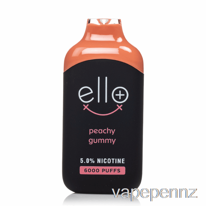BLVK ELLO Plus 6000 Disposable Peachy Gummy Ice VAPE NZ